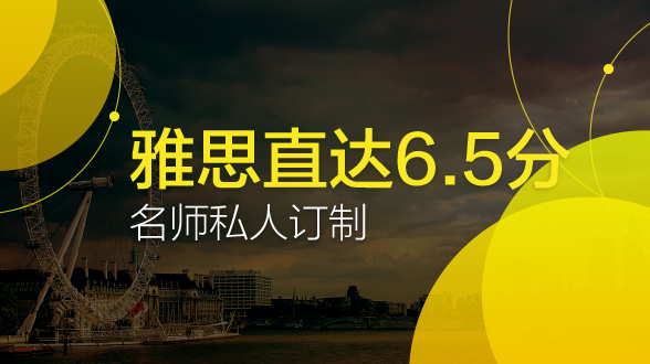 雅思名师私人订制直达6.5分